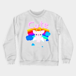 The most adorable flying pig. Crewneck Sweatshirt